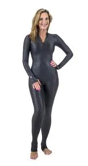 DiveSkins/SurfSkins - Black Turtle - Zippered