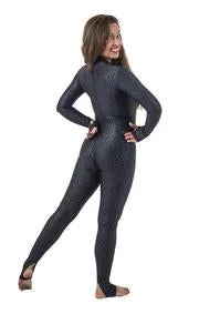 DiveSkins/SurfSkins - Black Turtle - Zippered