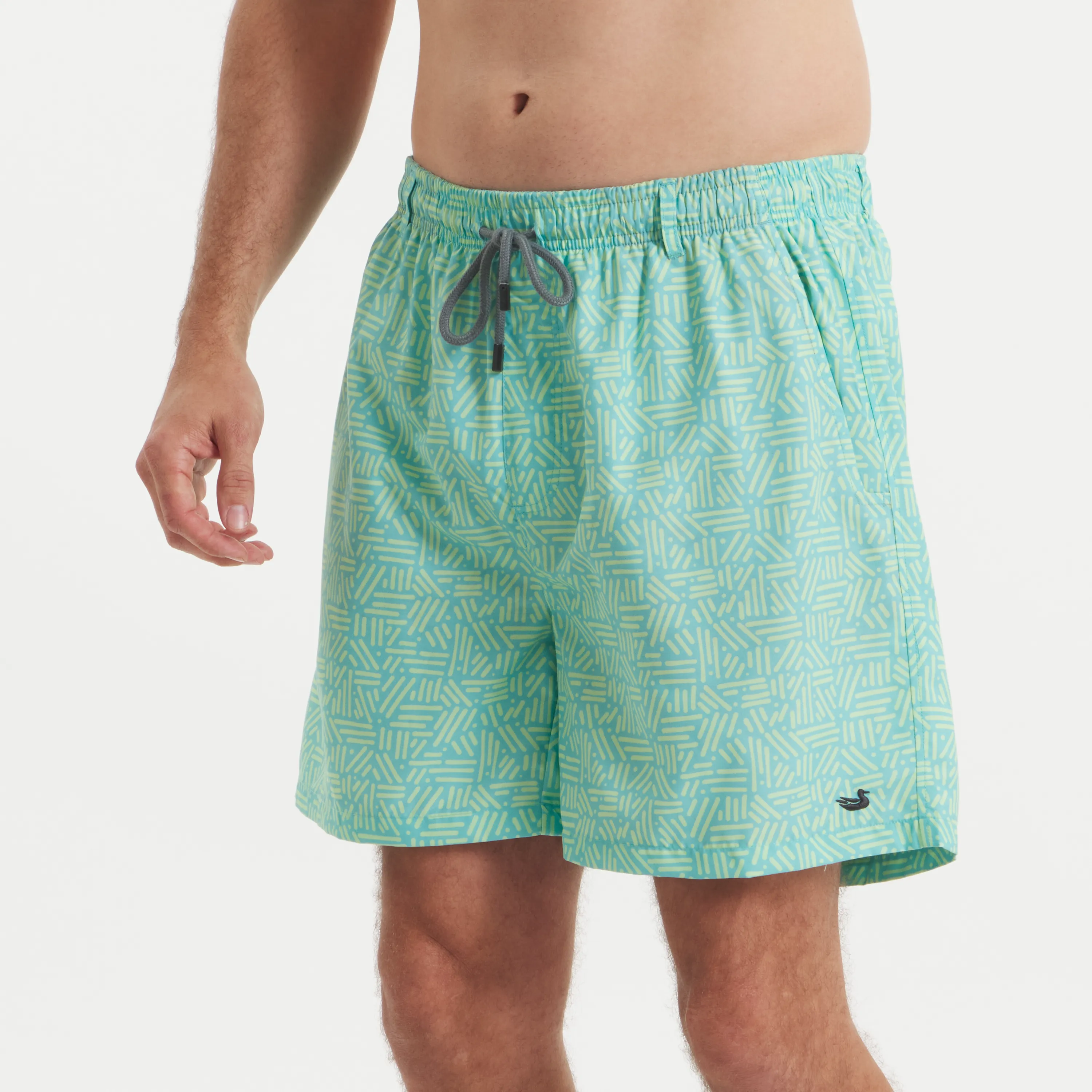 Dockside Swim Trunk - Dots & Lines