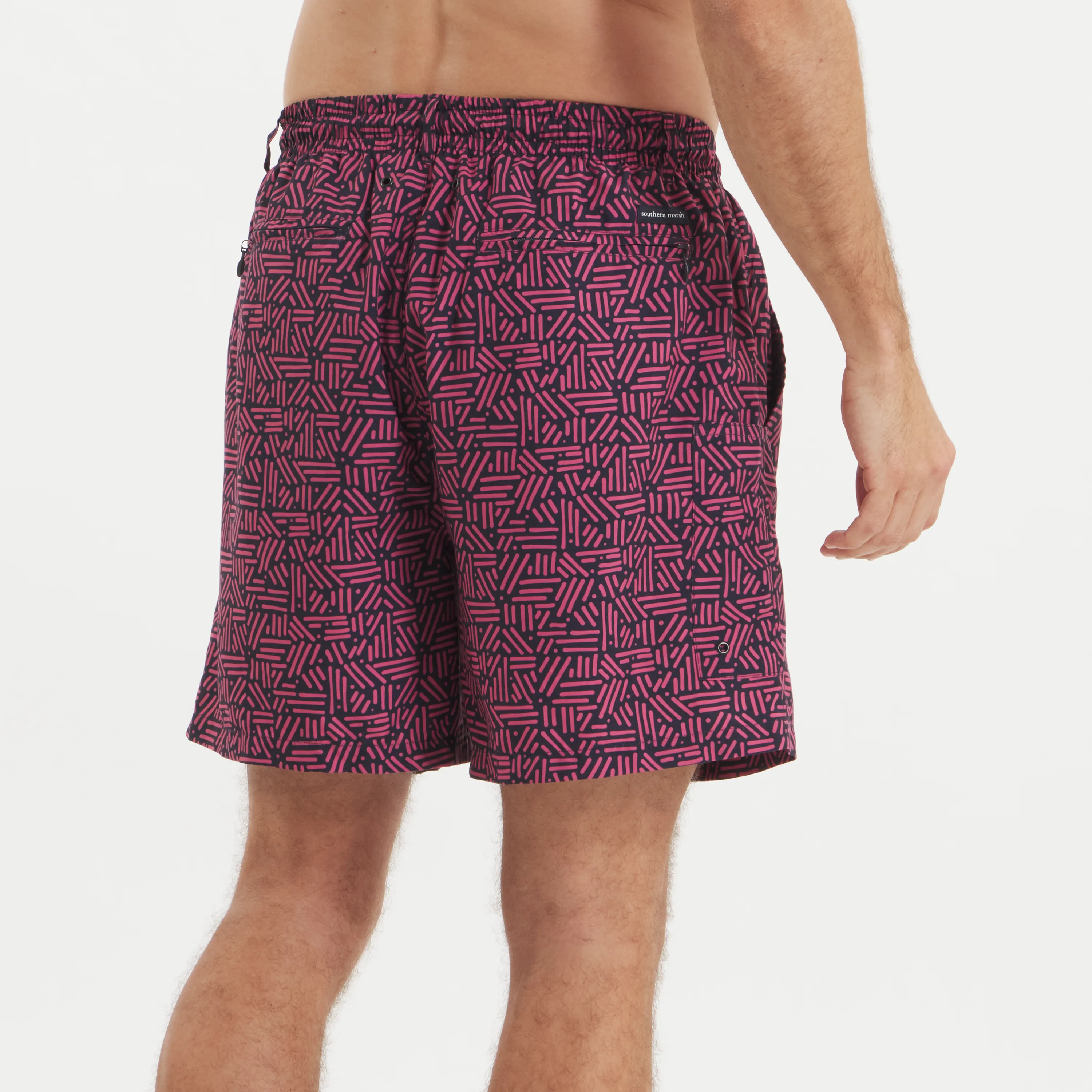 Dockside Swim Trunk - Dots & Lines