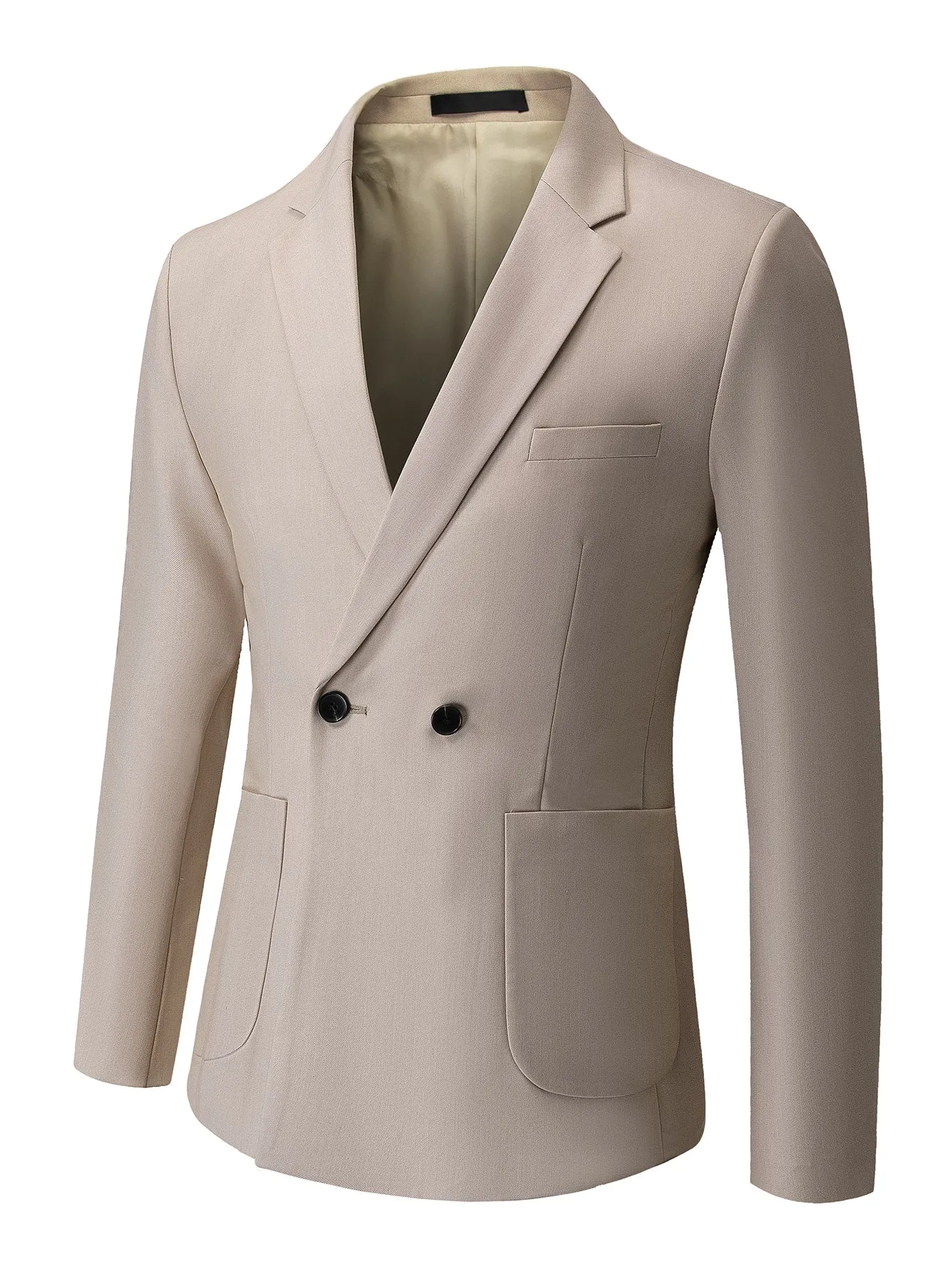 Double Button Slit Back Blazer