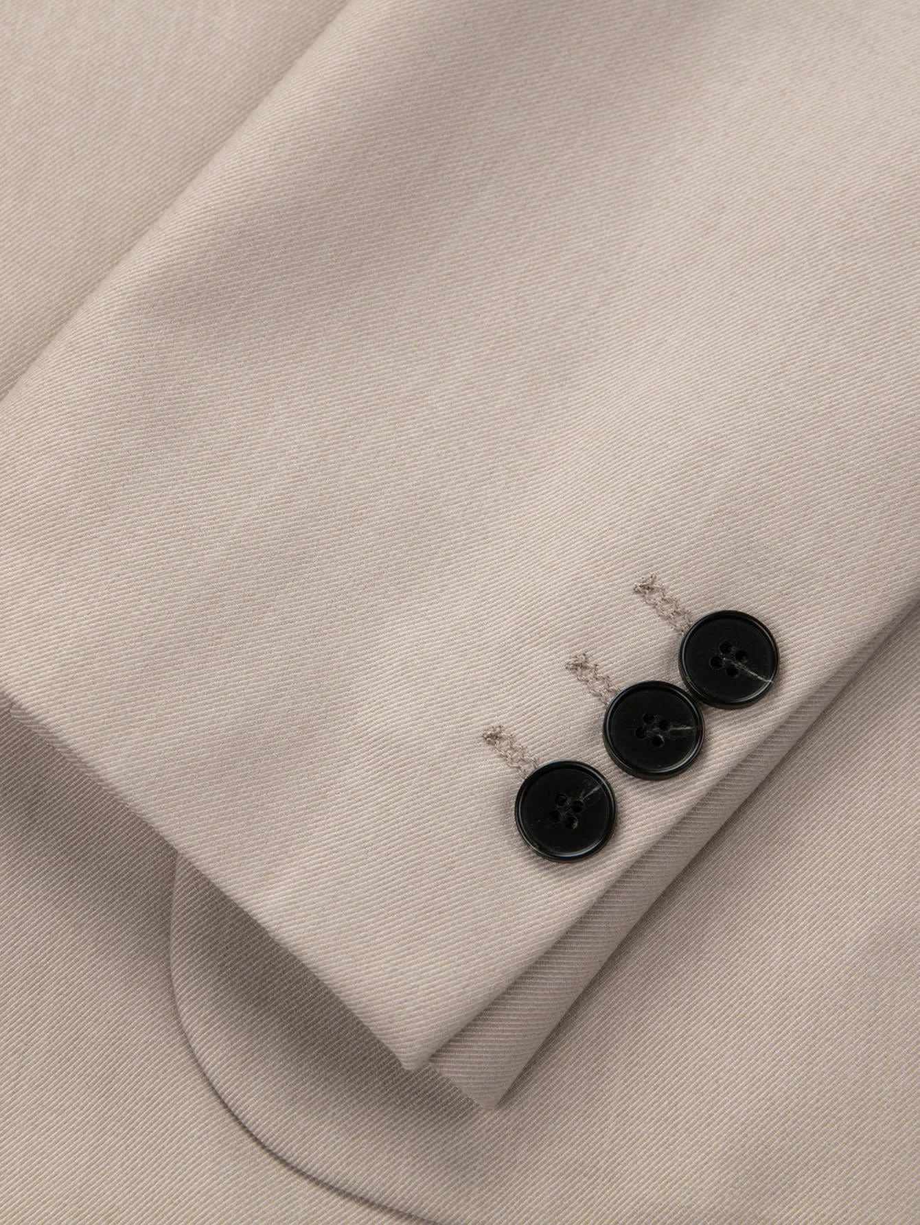 Double Button Slit Back Blazer