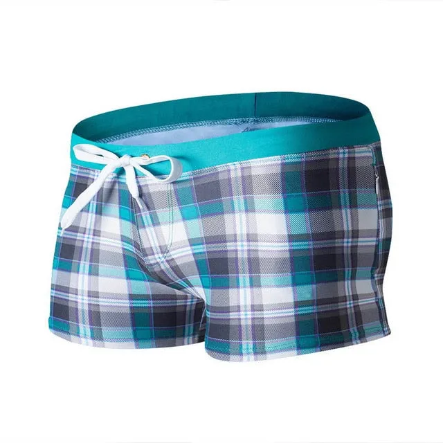 Double Pocket Swimwear Men 2018 Swimsuit Man