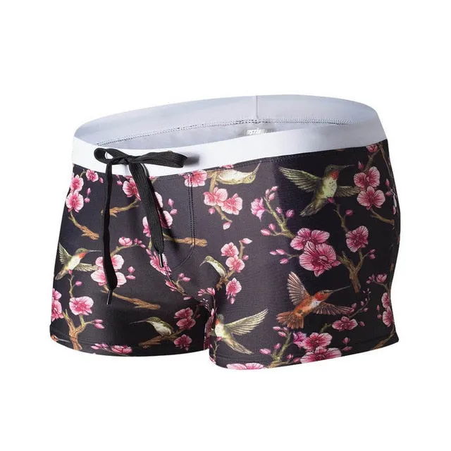 Double Pocket Swimwear Men 2018 Swimsuit Man