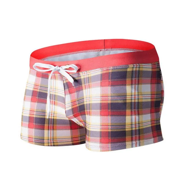Double Pocket Swimwear Men 2018 Swimsuit Man