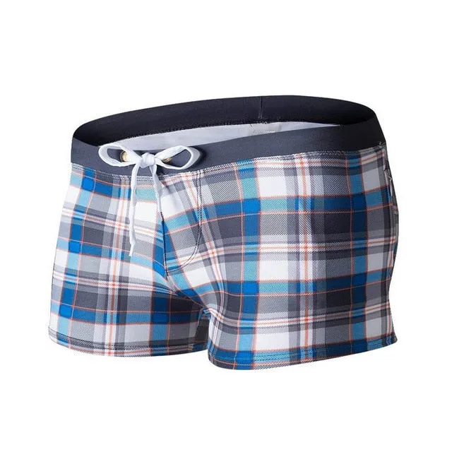 Double Pocket Swimwear Men 2018 Swimsuit Man