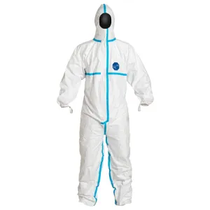 DuPont Tyvek 600 TY198TWH7X0025 Hooded Coverall, White, 7X-Large, Case of 25
