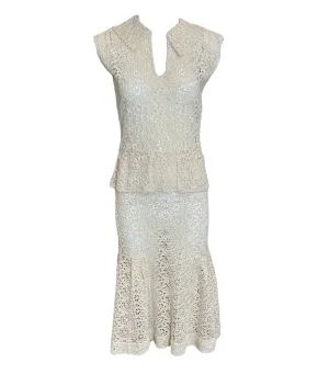 Early 1930s Cotton Lace Ensemble