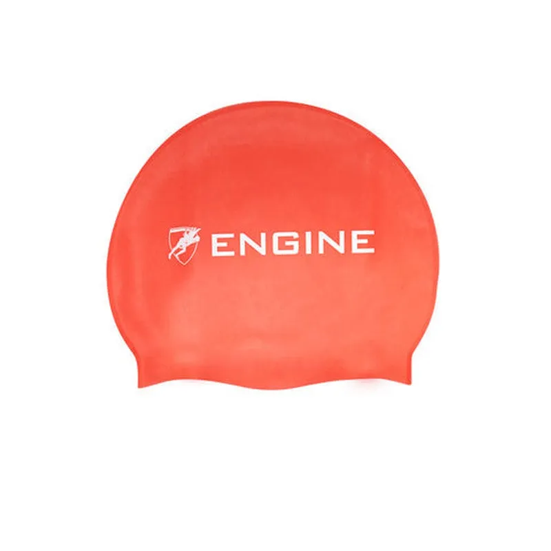 Engine Silicone Swim Cap - Engine Logo