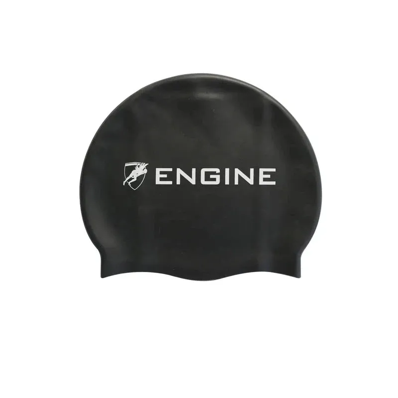 Engine Silicone Swim Cap - Engine Logo