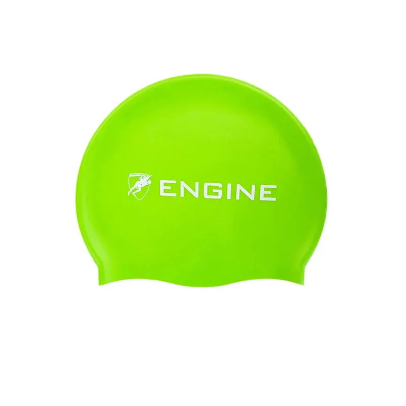 Engine Silicone Swim Cap - Engine Logo