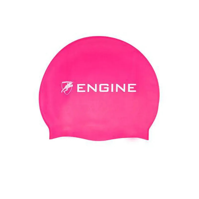 Engine Silicone Swim Cap - Engine Logo