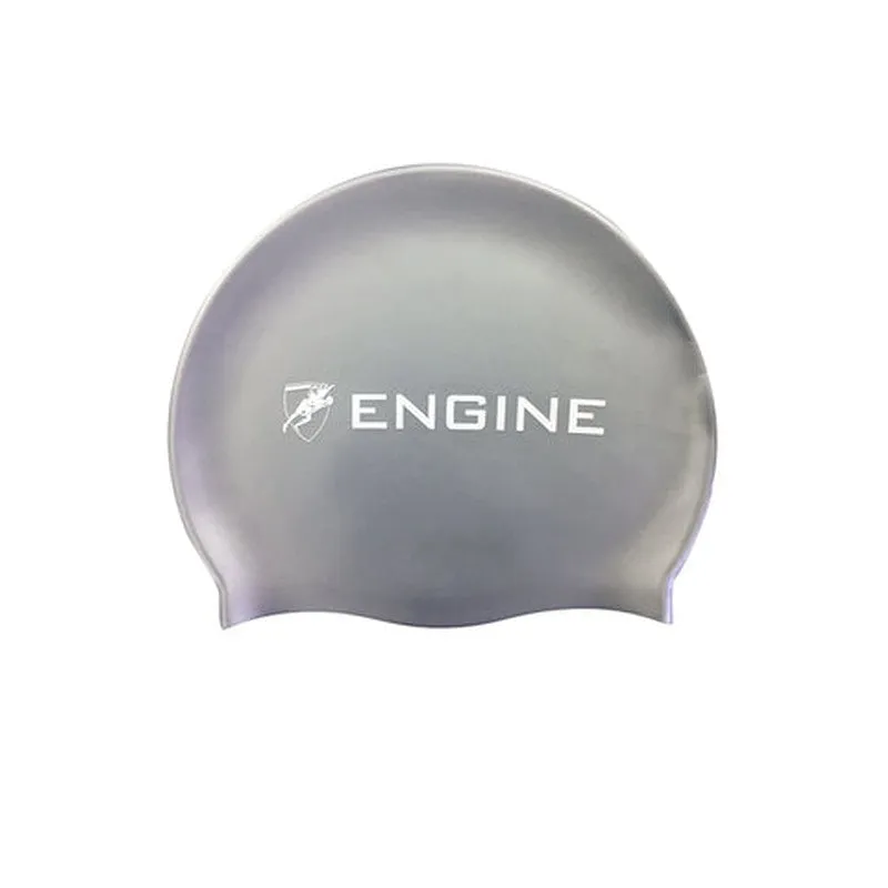 Engine Silicone Swim Cap - Engine Logo
