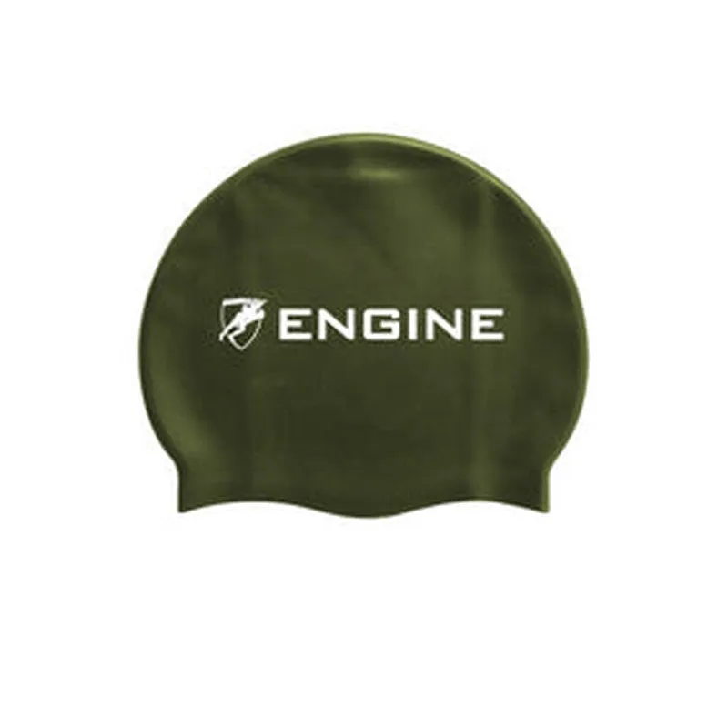 Engine Silicone Swim Cap - Engine Logo