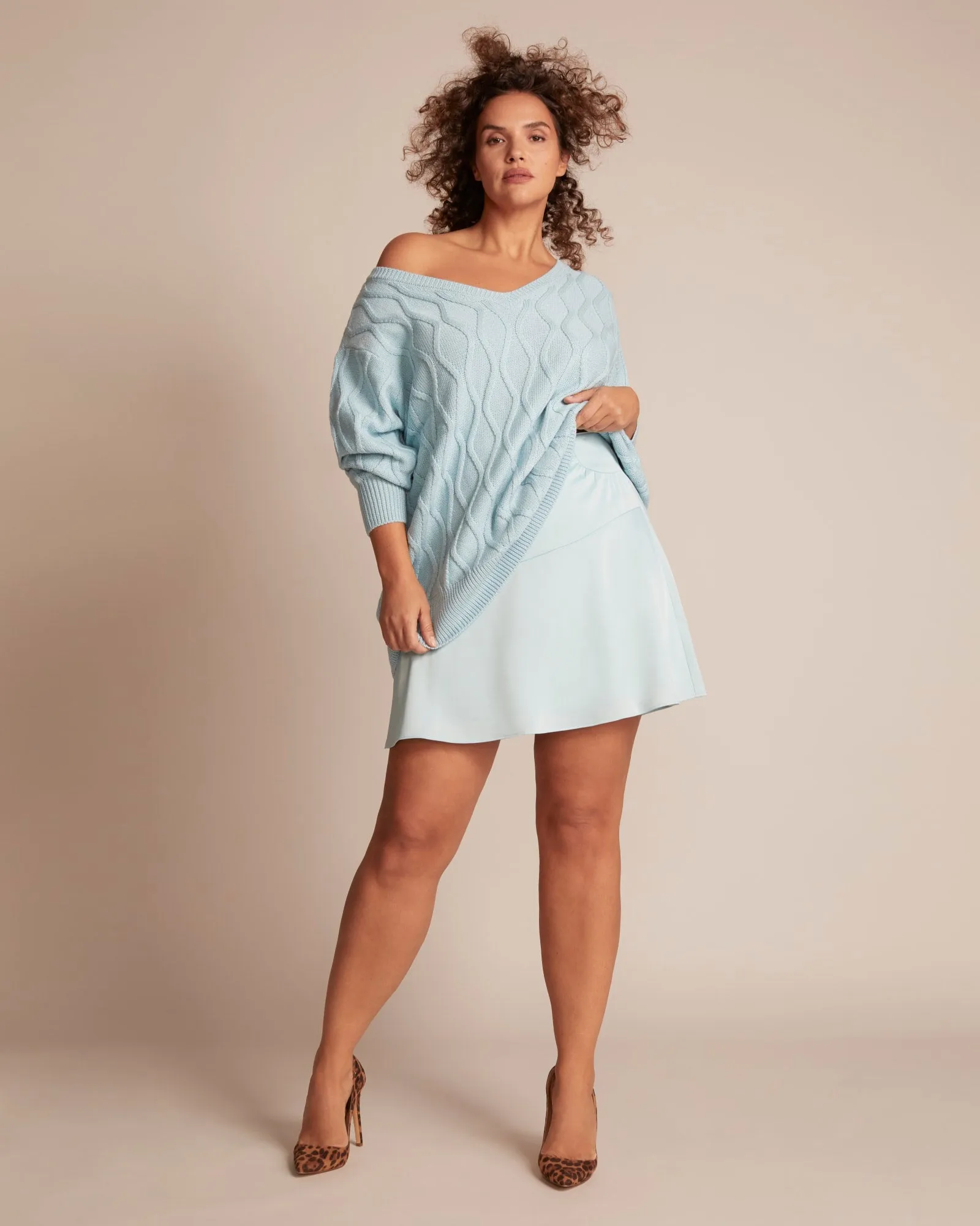 Erica Skirt | Light Blue