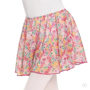Eurotard Child Flirty Floral Pull-On Dance Skirt