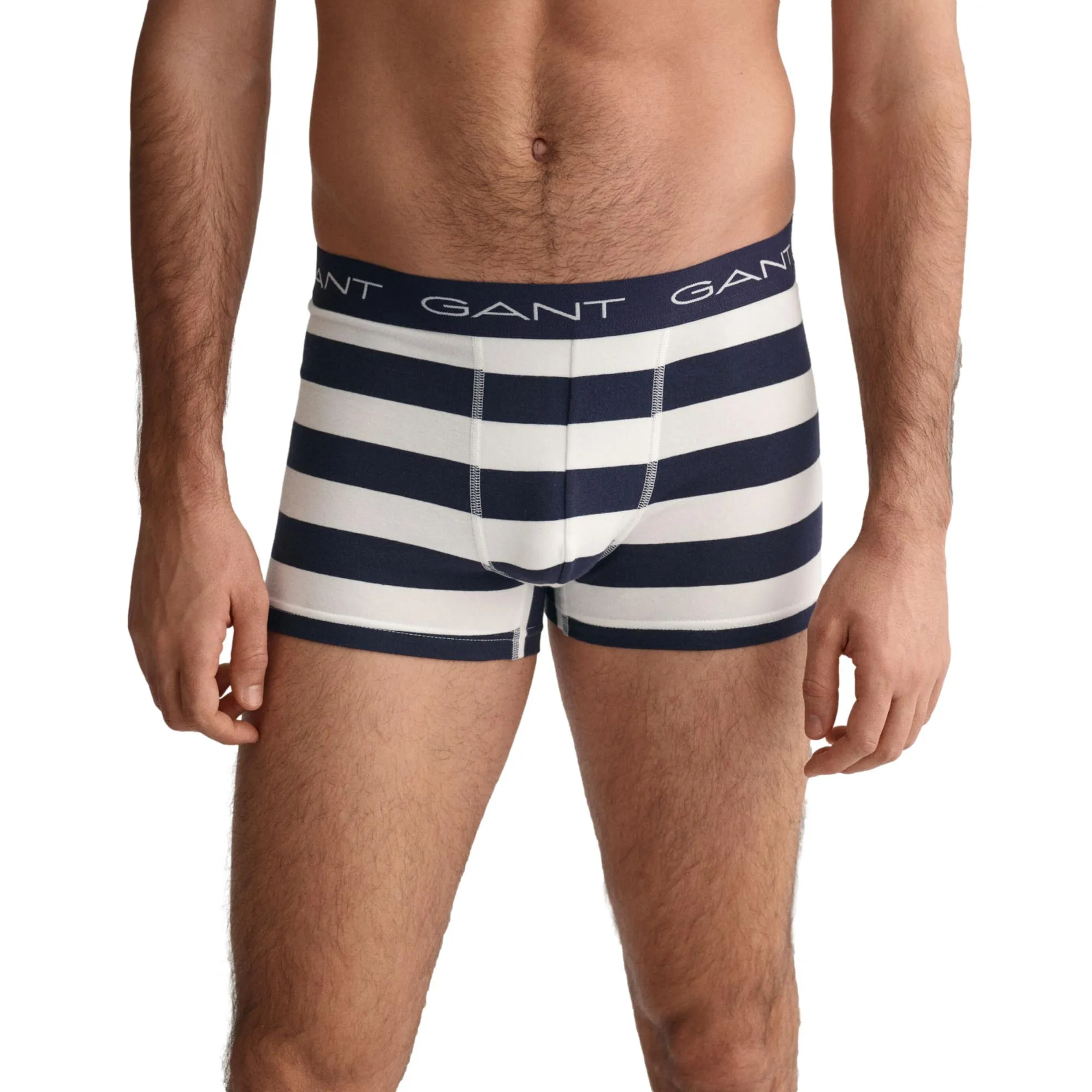 GANT Stripe Trunk 3 Pack - Evening Blue
