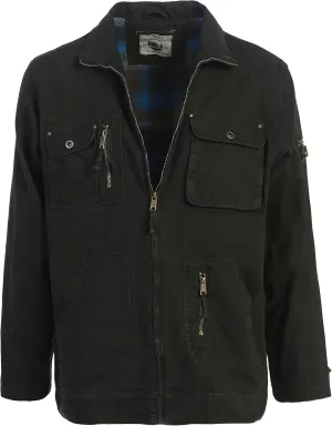 Gioberti Men's 100% Cotton Casual Outerwear Twill Multi Pocket Cargo Shirt Jacket