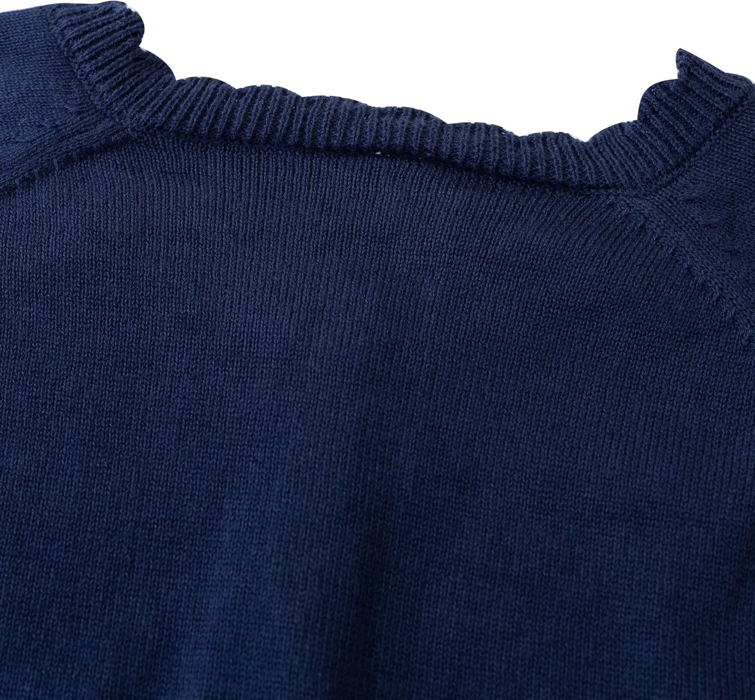 Girls Cardigan Sweater Long Sleeve Knit Bolero Shrug Cropped Tops Kids Cardigans with Button