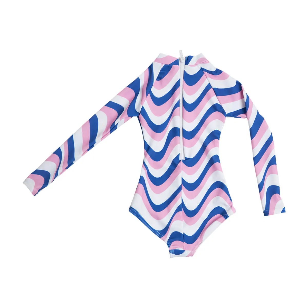 Girls Long Sleeve - Retro Stripes | Candy