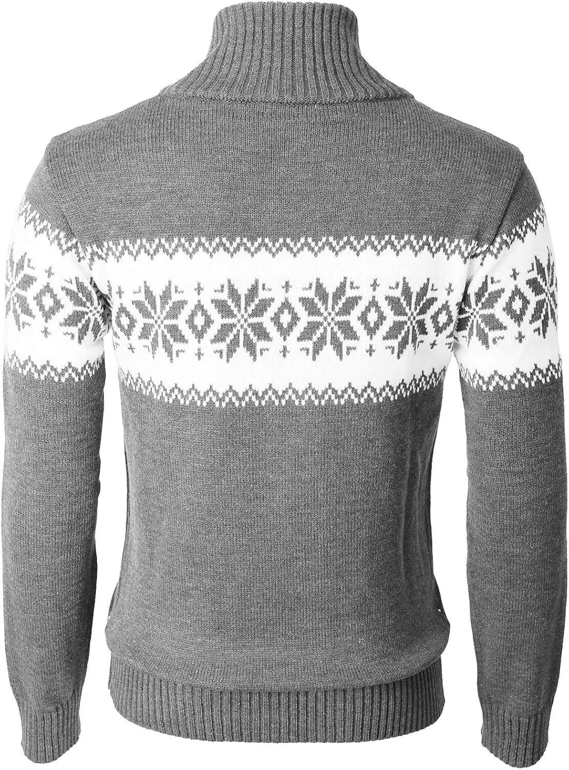 H2H Mens Slim Fit Casual Christmas Sweater Knitted Xmas Knitwear Holiday Knit