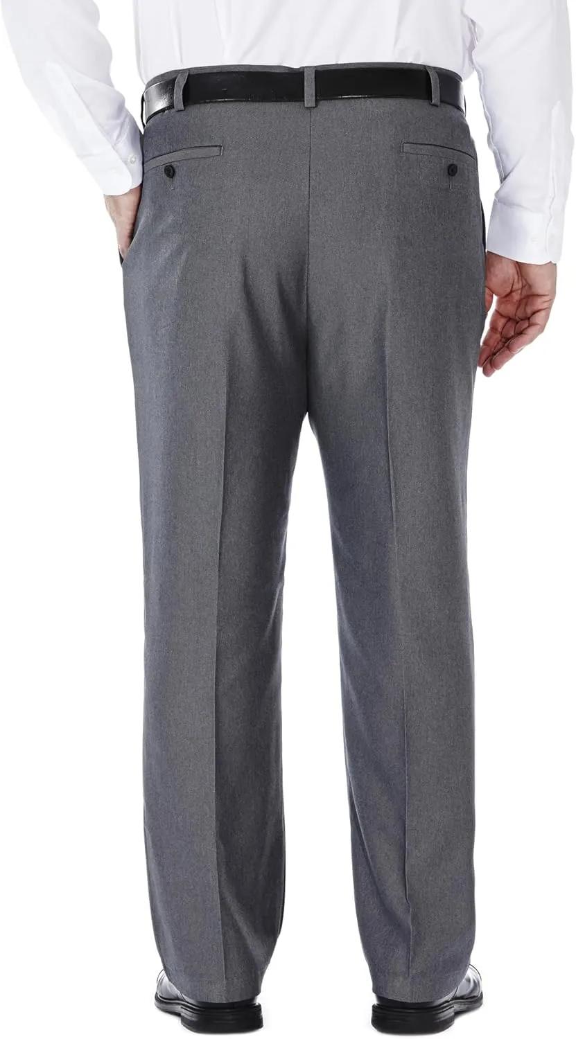 Haggar Men's Cool 18 Flat Front Pant Reg. and Big & Tall Sizes