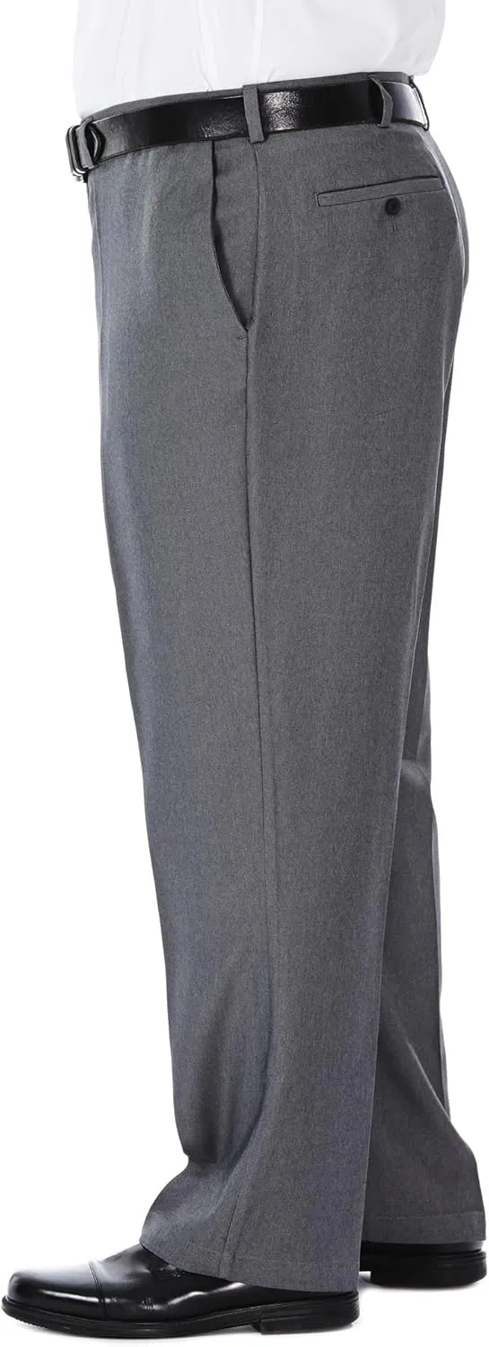 Haggar Men's Cool 18 Flat Front Pant Reg. and Big & Tall Sizes