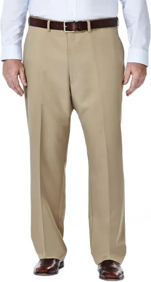 Haggar Men's Cool 18 Heather Solid Pant