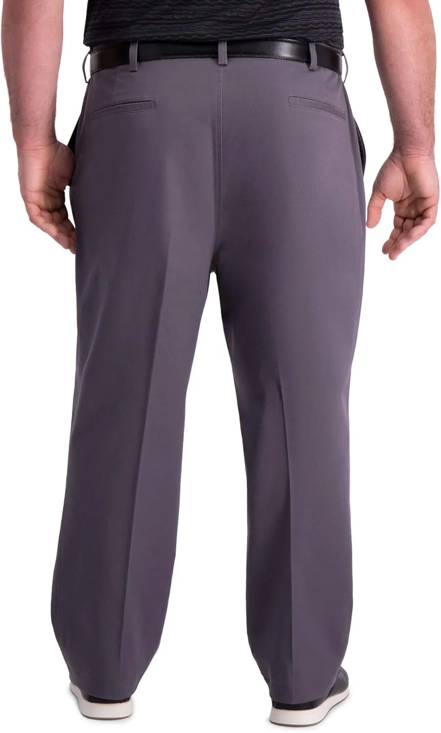 Haggar Men's Premium Comfort Khaki Pant - Multi-Fits Regular and Big & Tall Sizes