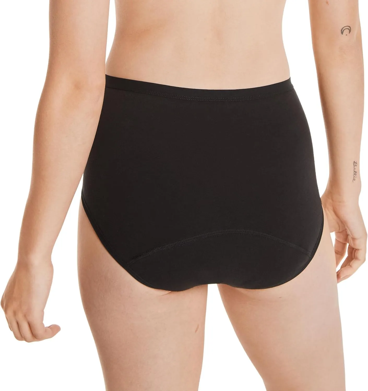 Hanes Women's Comfort, Period. Underwear, Moderate Leaks, Bikini, Boyshort Or Brief, 3-pack