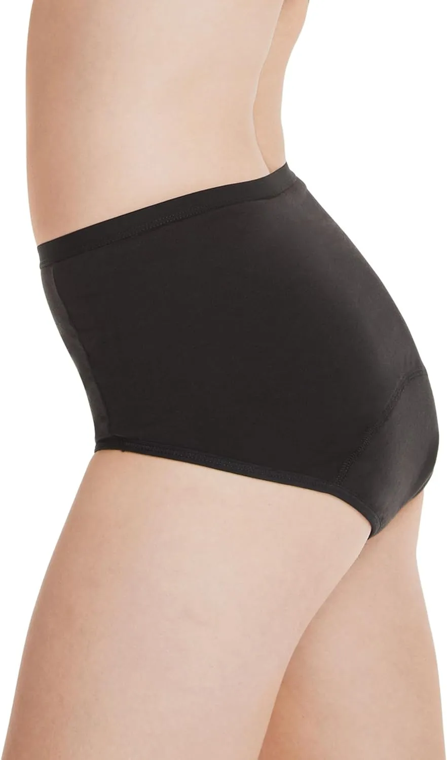 Hanes Women's Comfort, Period. Underwear, Moderate Leaks, Bikini, Boyshort Or Brief, 3-pack