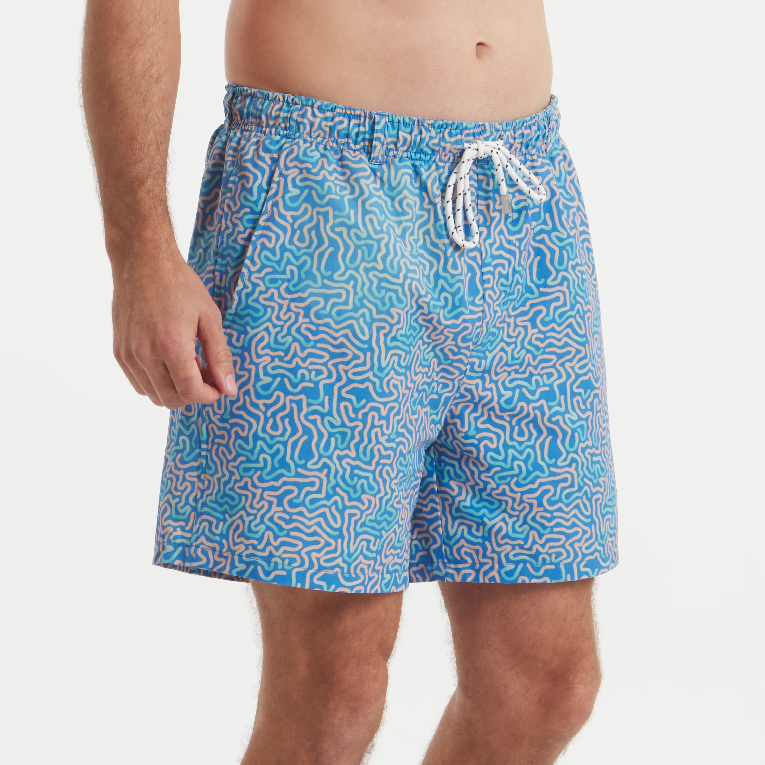 Harbor Stretch Trunk - Coral Fades