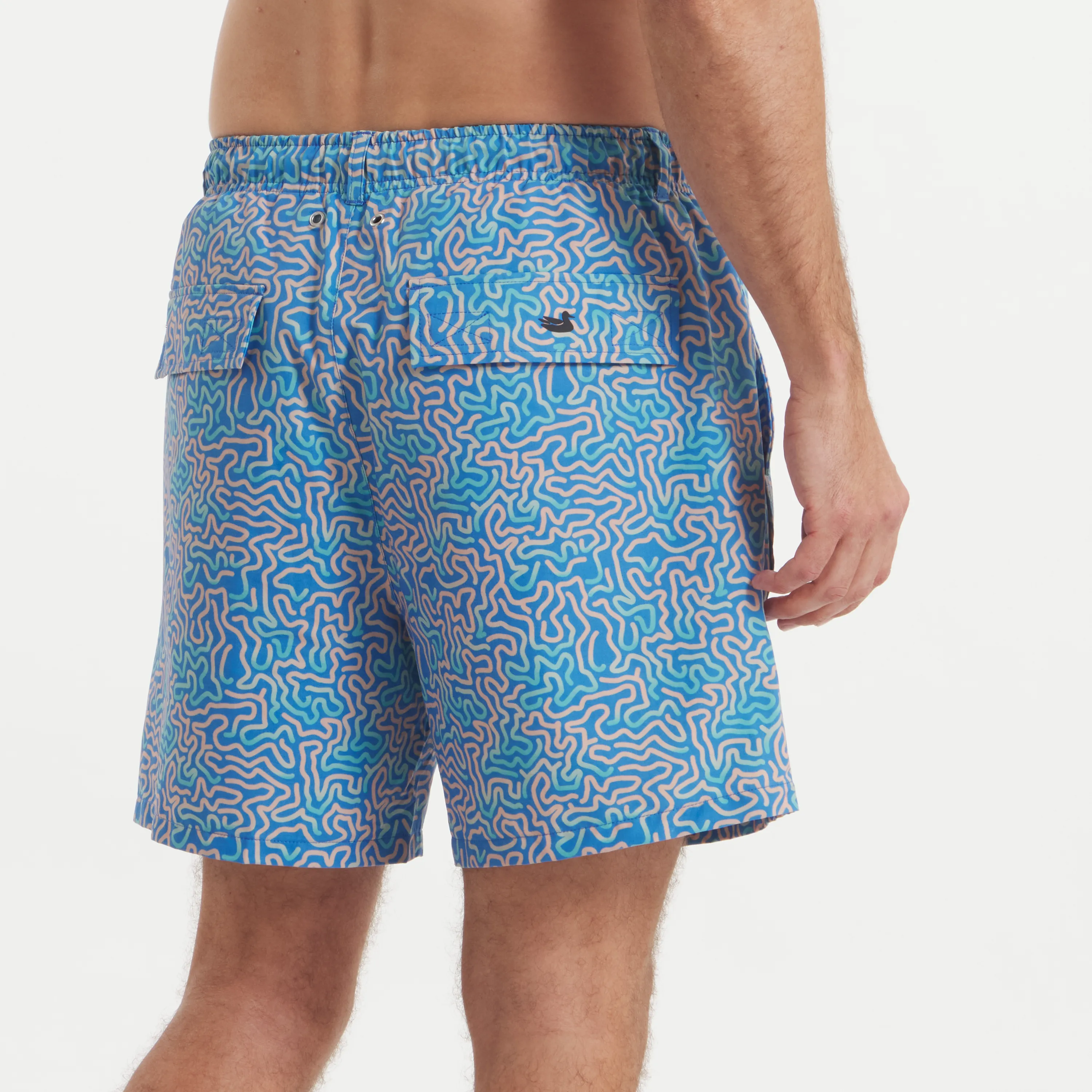 Harbor Stretch Trunk - Coral Fades
