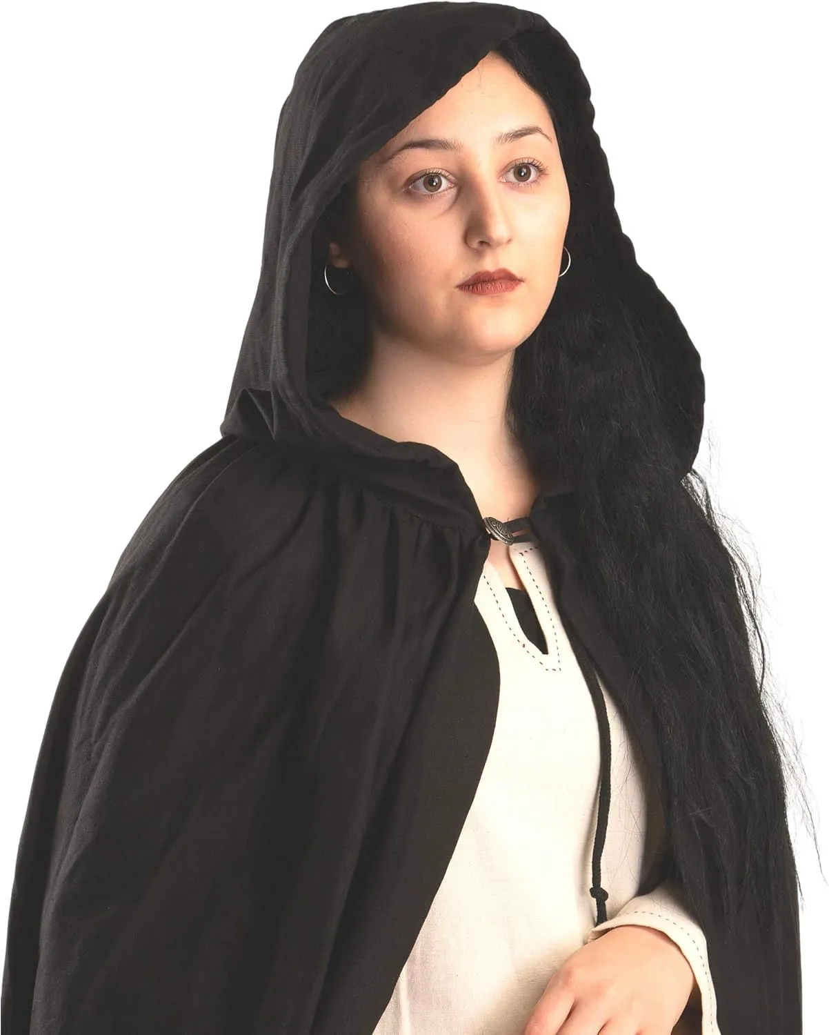 Hero Medieval Hooded Cape by CALVINA Costumes  Unisex - Made in Turkey