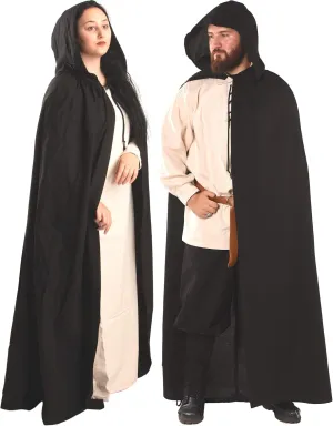 Hero Medieval Hooded Cape by CALVINA Costumes  Unisex - Made in Turkey