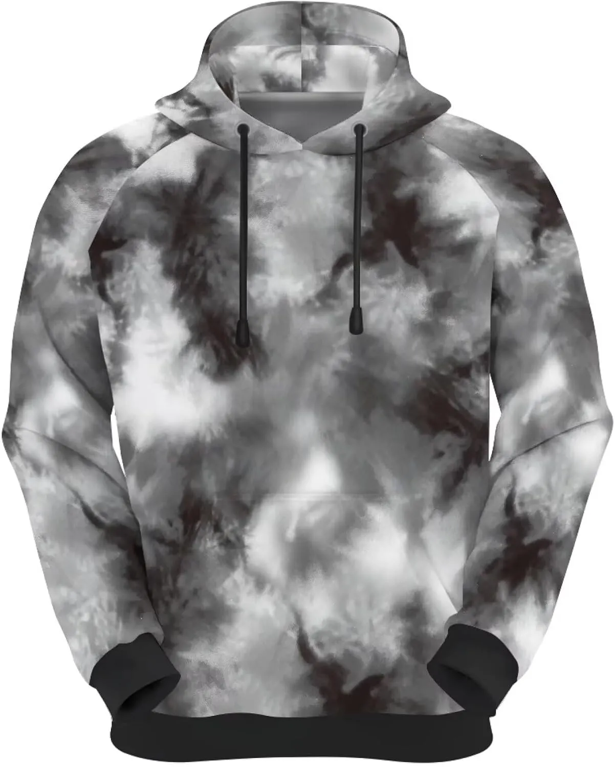 Hoodies for Women Long Sleeve Hooded Sweatshirt Drawstring Pullover Sweaters Plus Size Track Jackets With Pockets