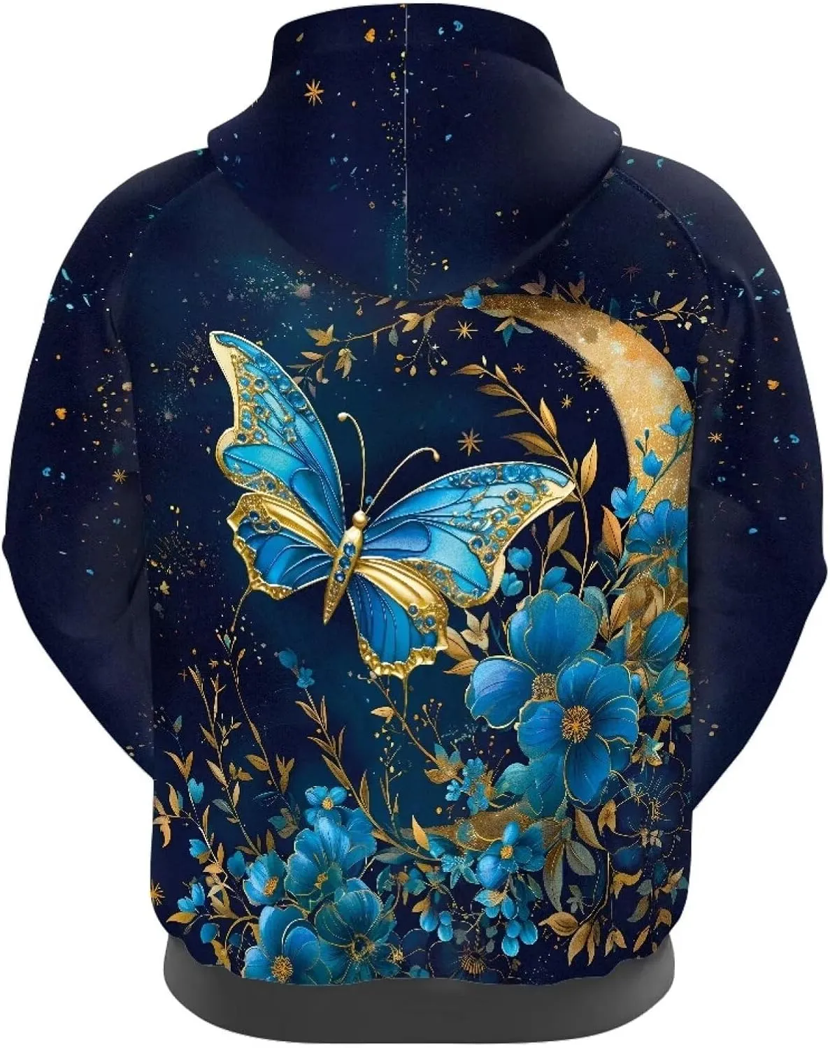 Hoodies for Women Long Sleeve Hooded Sweatshirt Drawstring Pullover Sweaters Plus Size Track Jackets With Pockets
