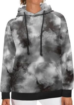 Hoodies for Women Long Sleeve Hooded Sweatshirt Drawstring Pullover Sweaters Plus Size Track Jackets With Pockets