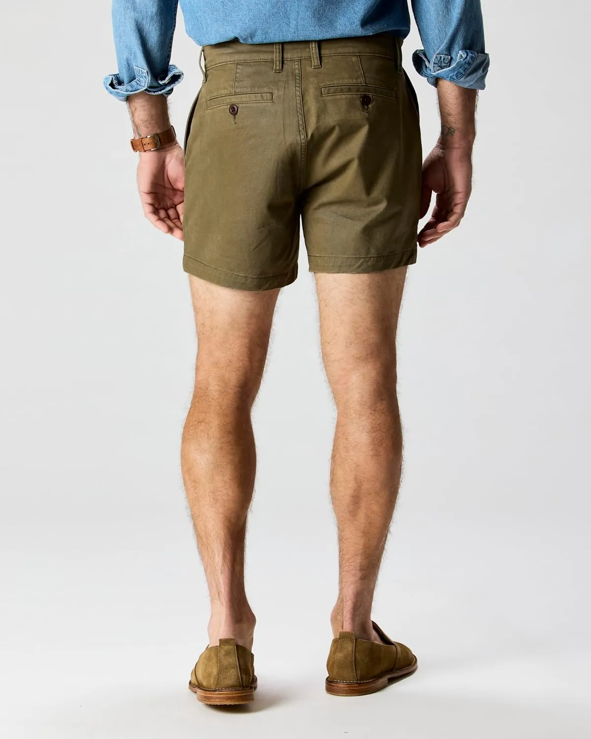 Huckberry Flint and Tinder Men's 365 Chino Short, Stretch Comfort Men's Shorts
