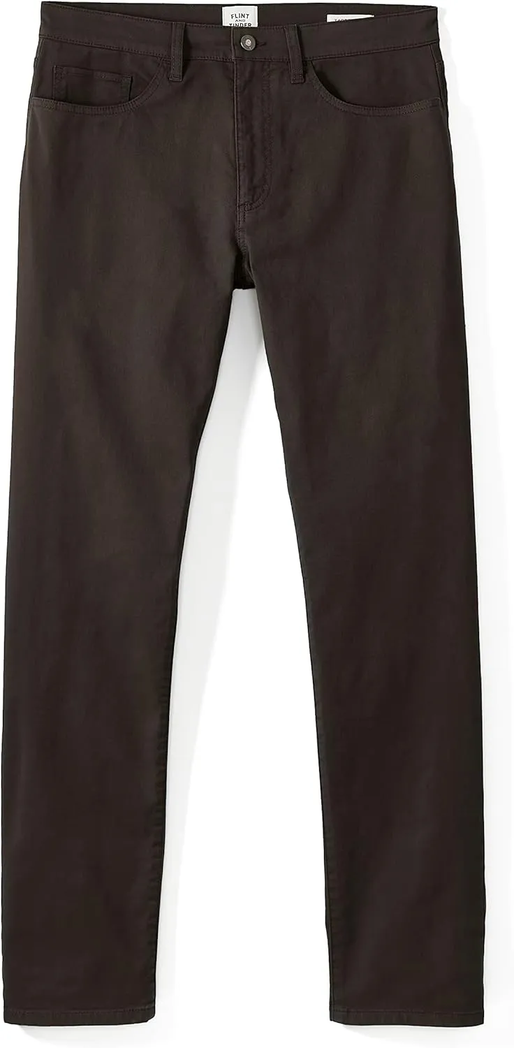 Huckberry Flint and Tinder Men's 365 Pant, Stretch Comfort, 5-Pocket Mens Pant