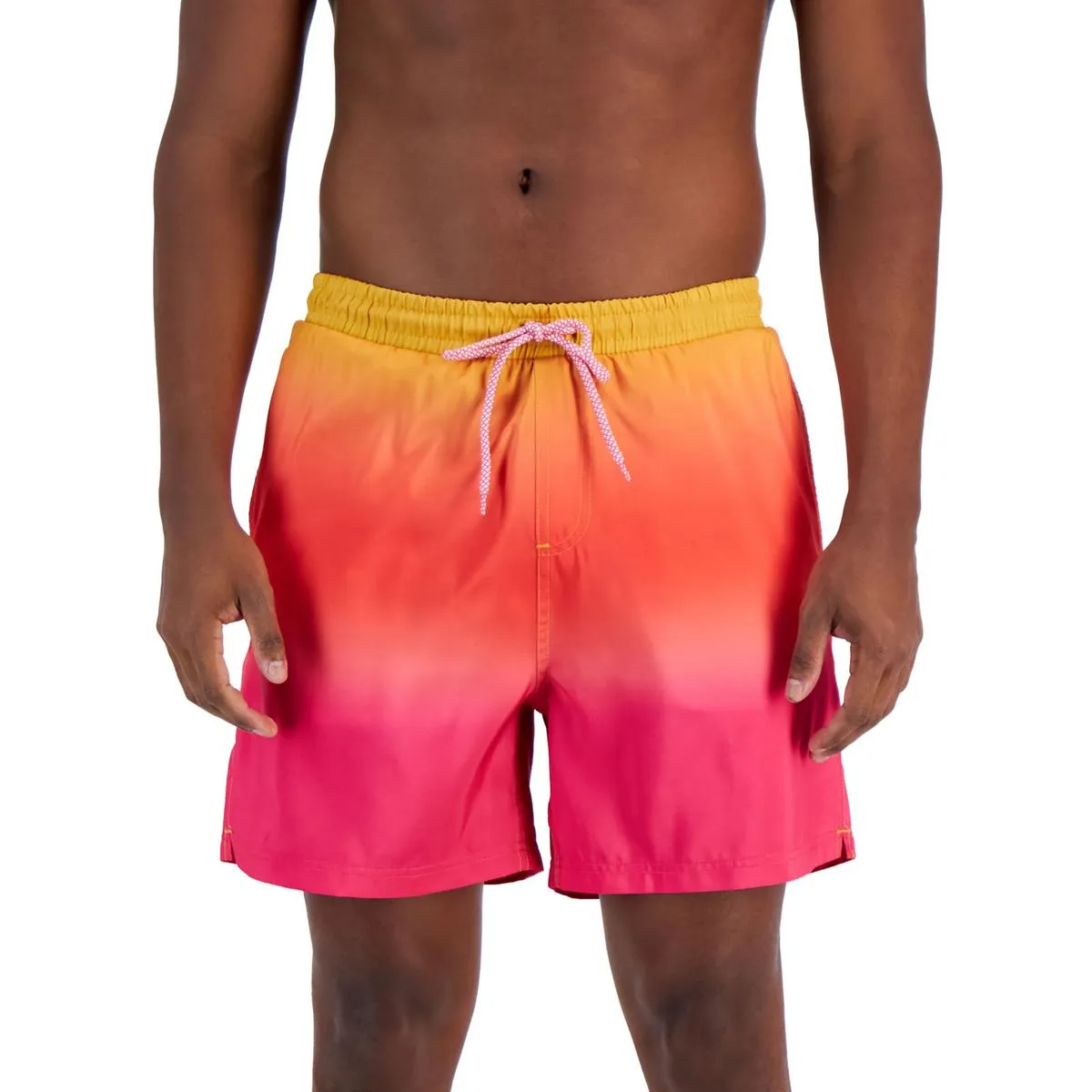 INC Mens Ombre  Swim Trunks