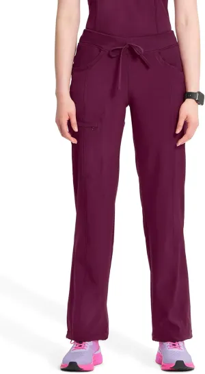 Infinity by Cherokee Straight Leg Drawstring Women Scrub Pants 360 Stretch with 4 Pockets -1123A