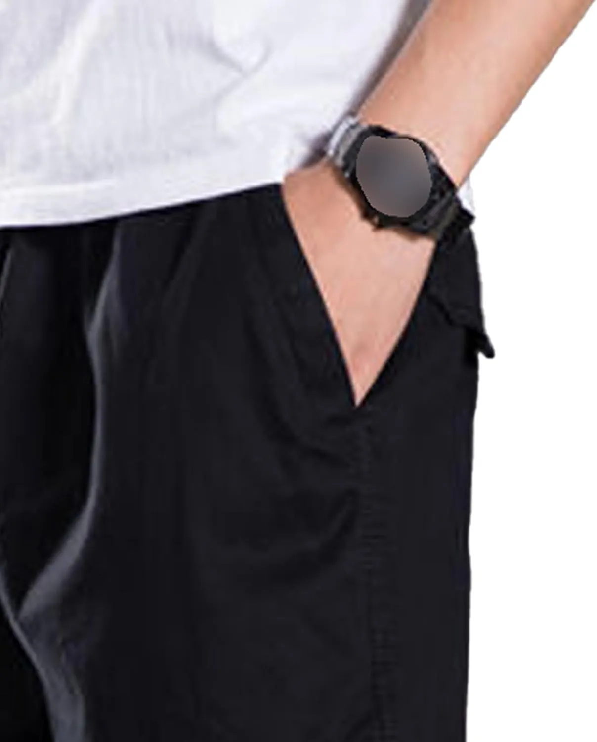 JEShifangjiusu Men'S Comfort Stretch Cotton Chino Pants Skinny Slim Fit Casual Jeans Straight Fashion Dress Denim Pants