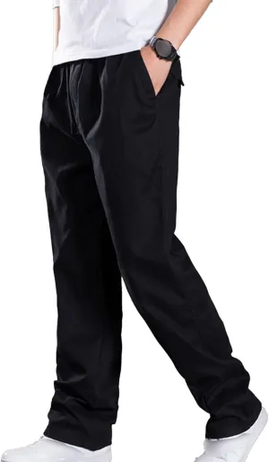 JEShifangjiusu Men'S Comfort Stretch Cotton Chino Pants Skinny Slim Fit Casual Jeans Straight Fashion Dress Denim Pants