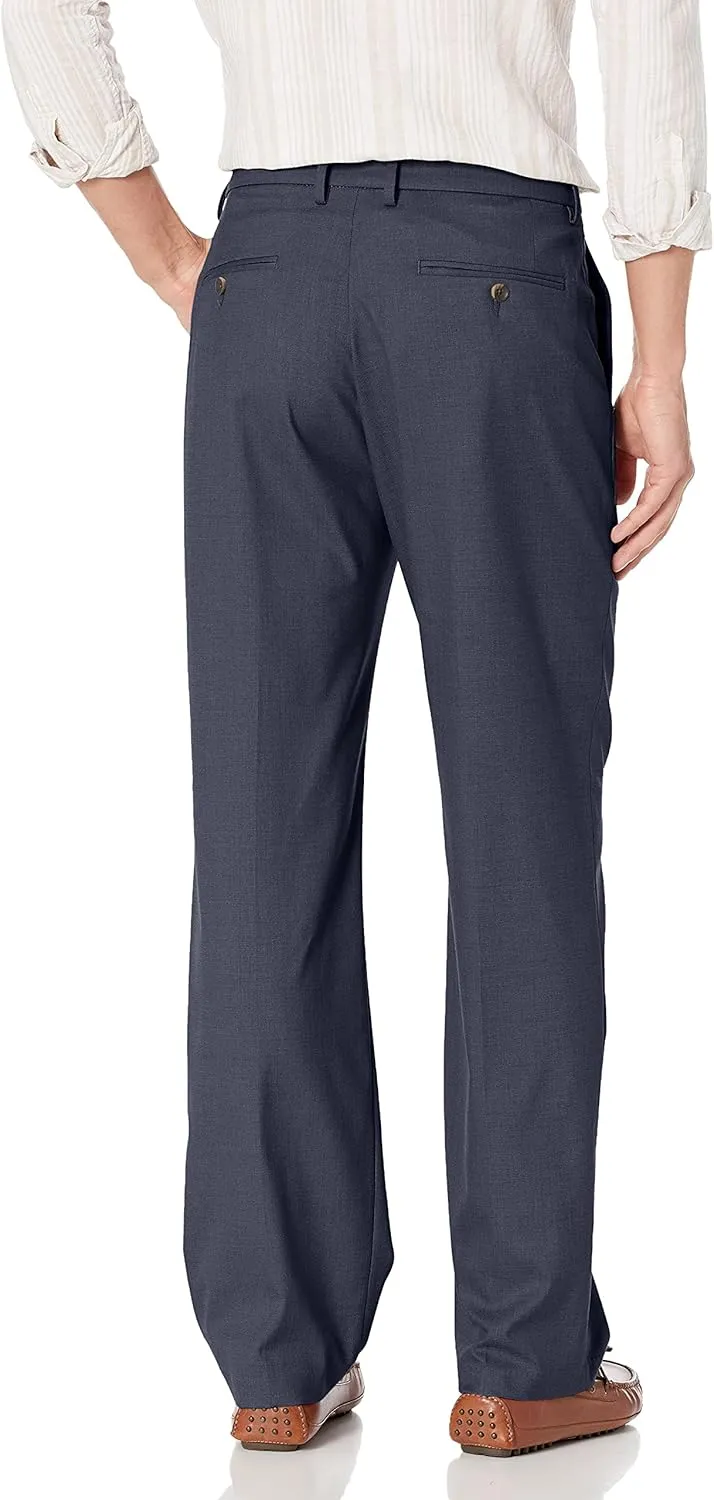 J.M. Haggar Men's Classic Fit Flat Front Dress Pant-Regular and Big & Tall Sizes