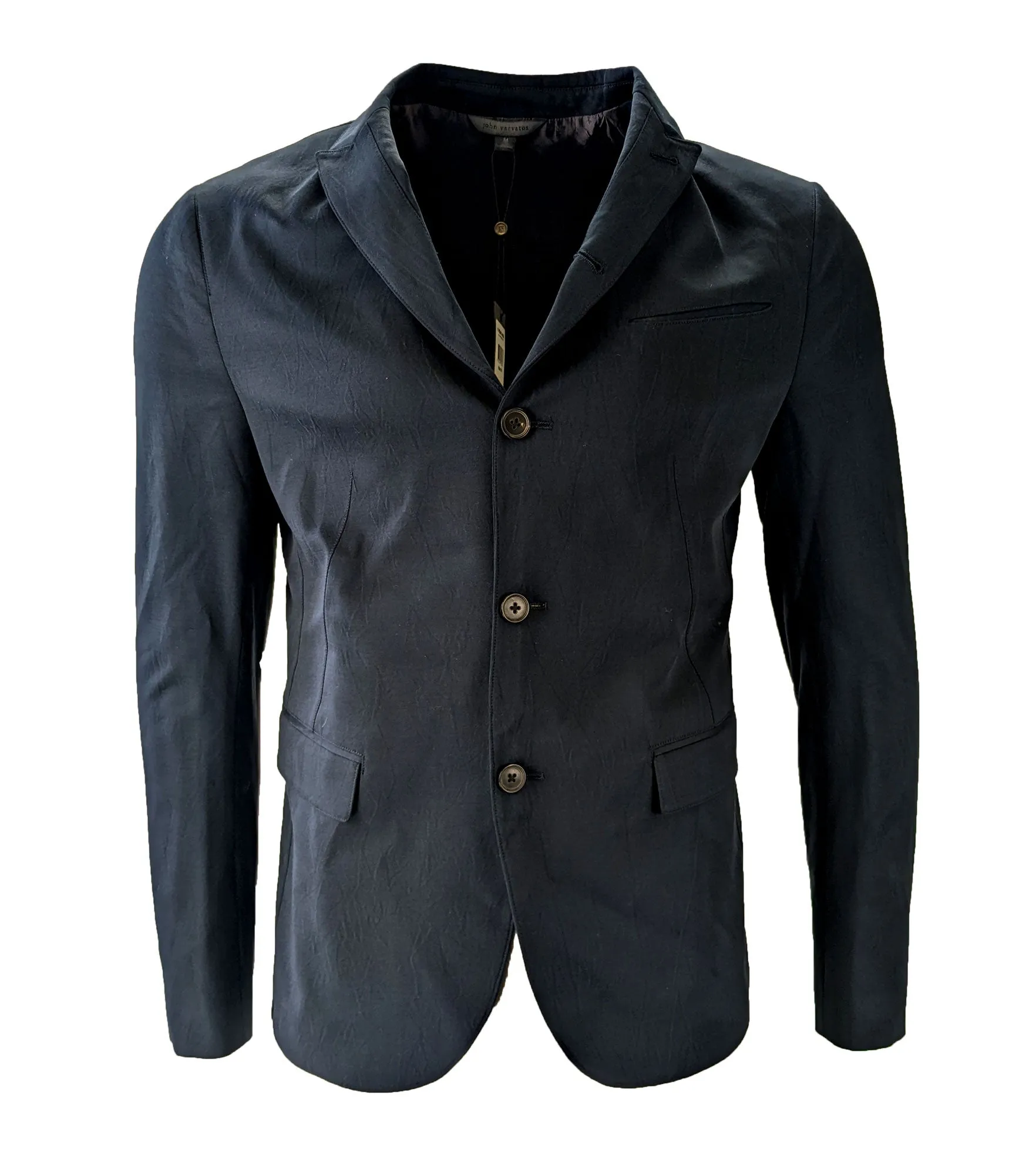 John Varvatos Men's Dark Navy Convertible Lapel Blazer $798 NWT