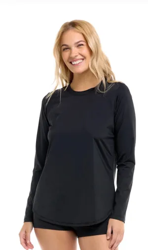 KAYLEEN RASHGUARD-BLACK