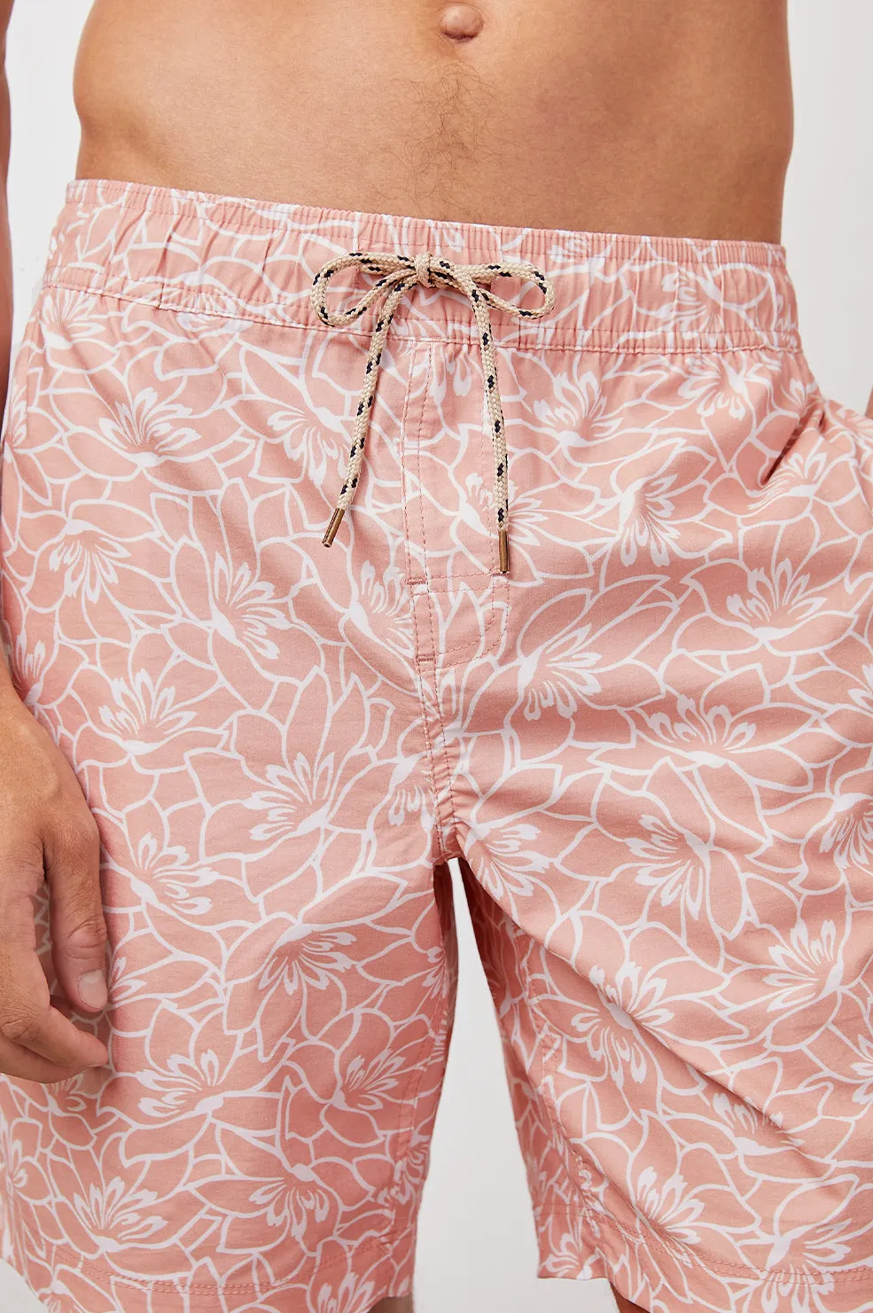 KIAN SWIM SHORT - SERENITY DUSTY ROSE