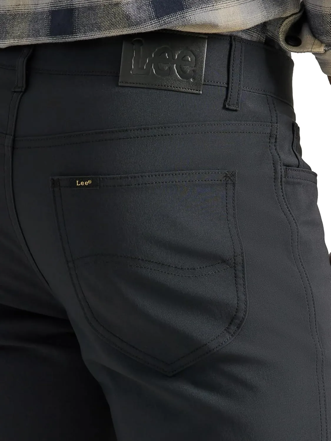 Lee Men's Extreme Motion 5 Pocket Synthetic Straight Pant