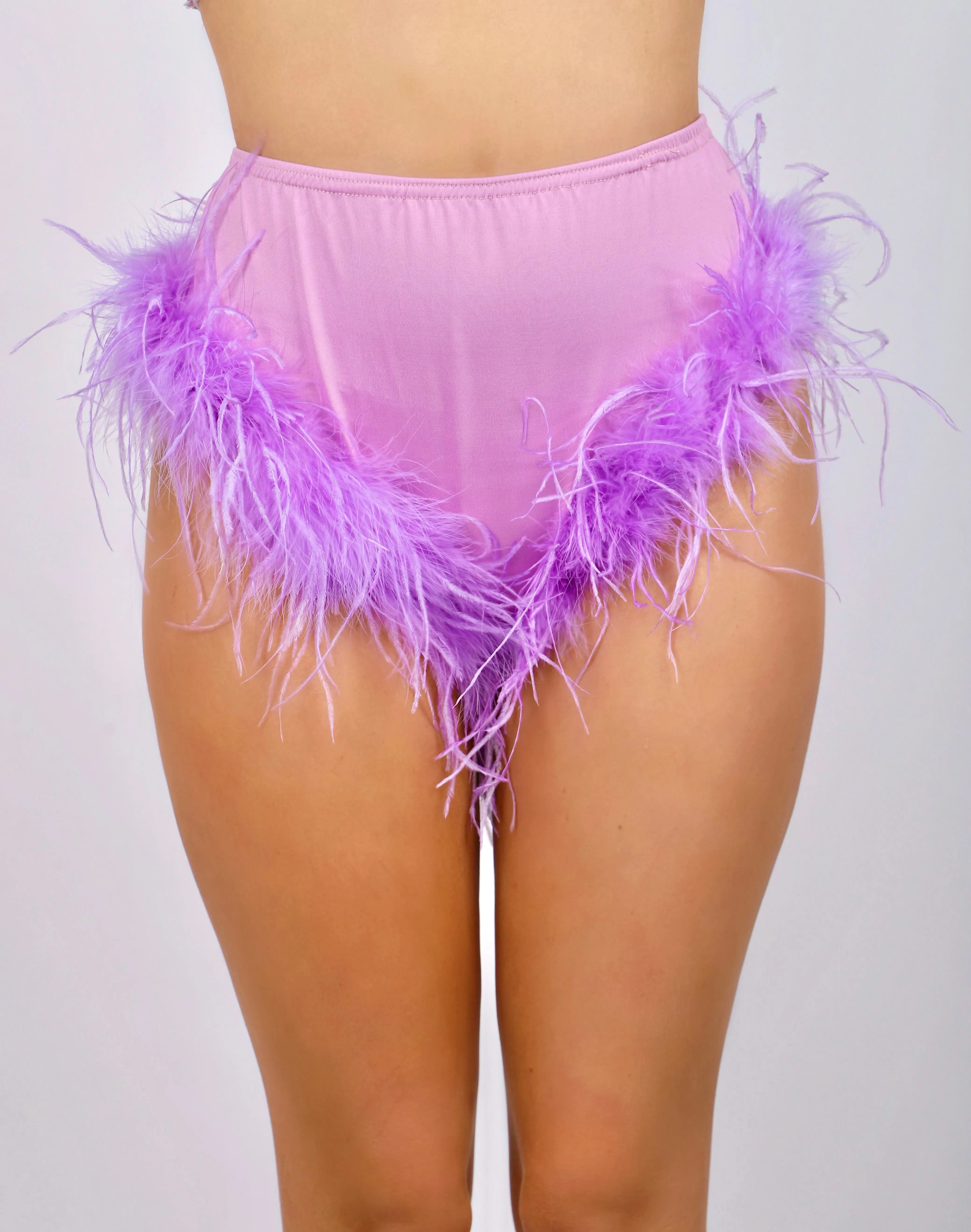 Lilac Fuzzy Bottoms